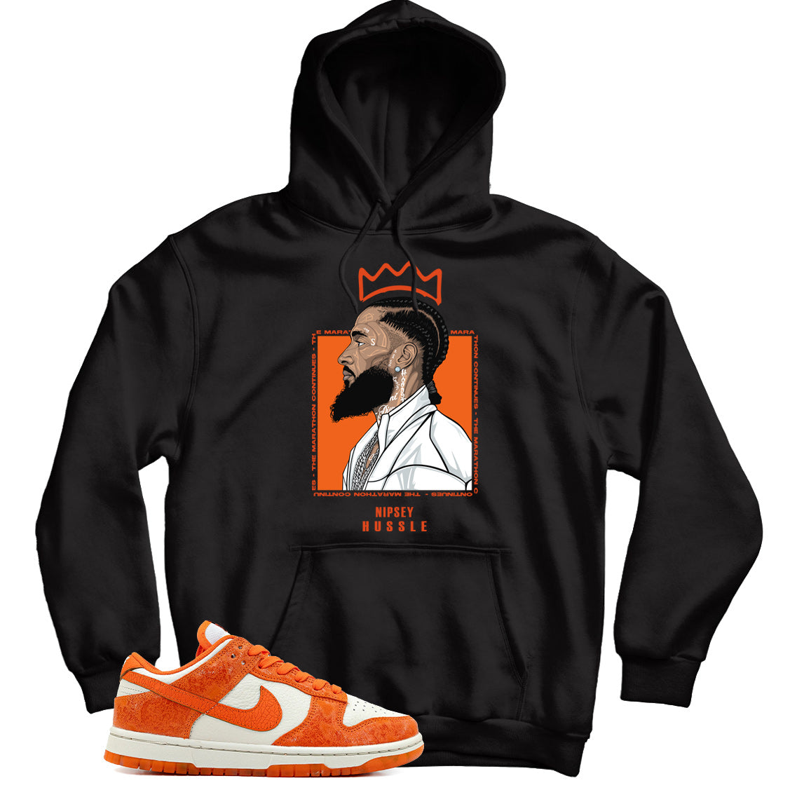 Dunk Low Total Orange hoodie