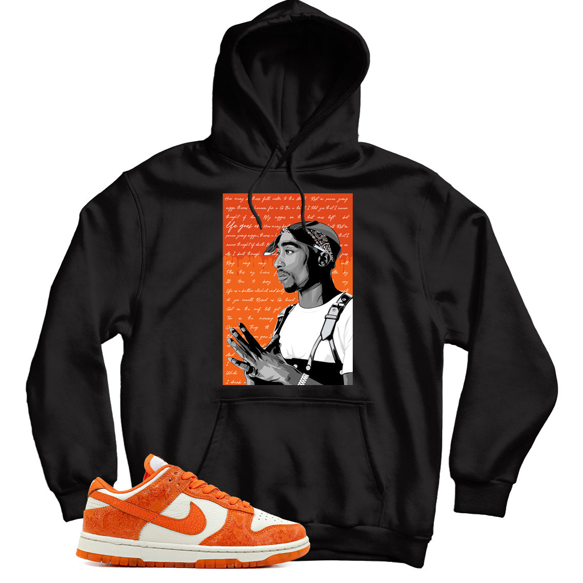 Dunk Low Total Orange hoodie