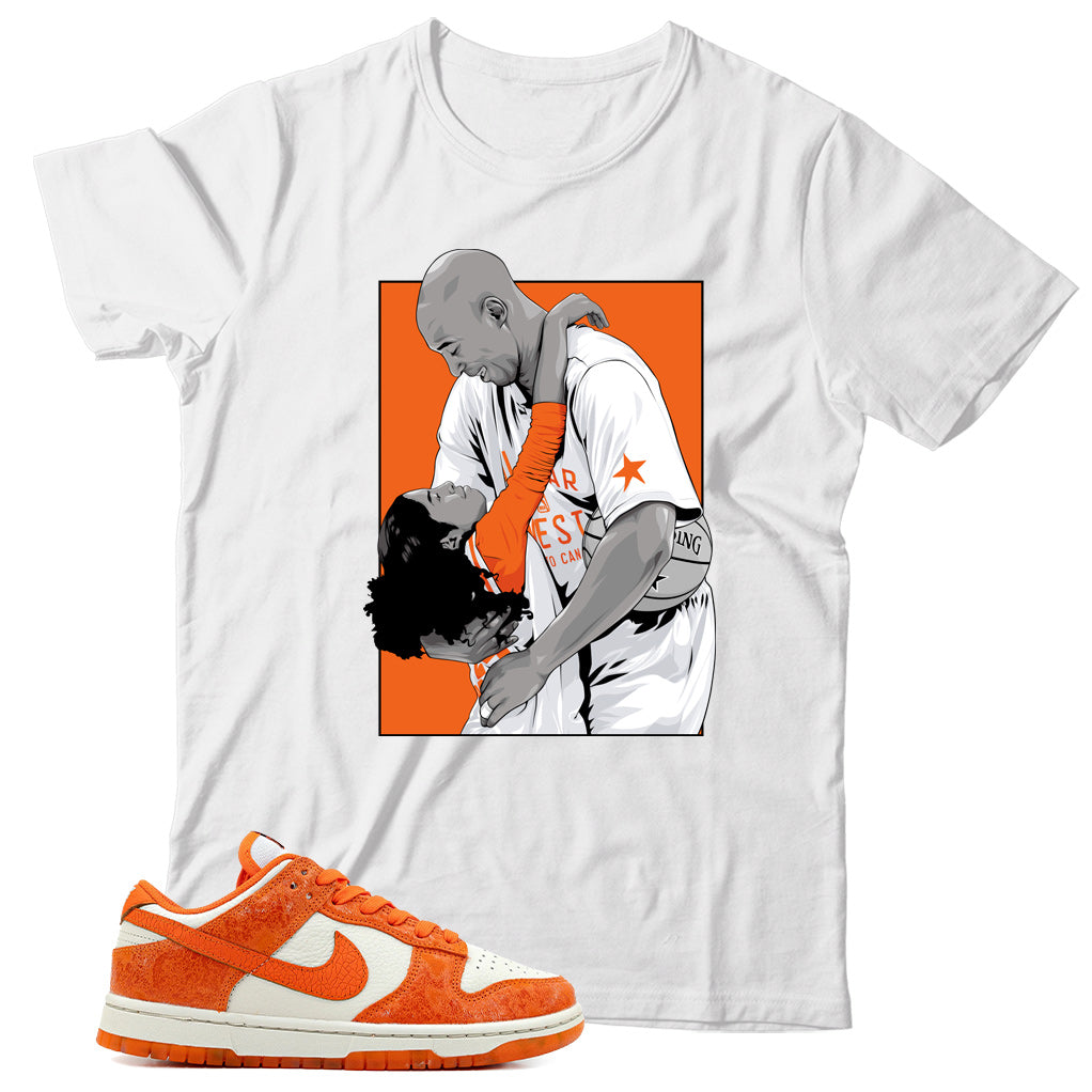 Total Orange dunks shirt