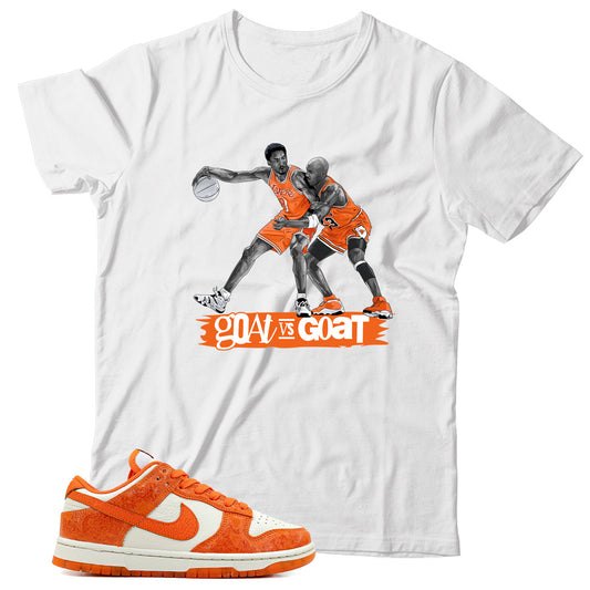 Total Orange dunks shirt