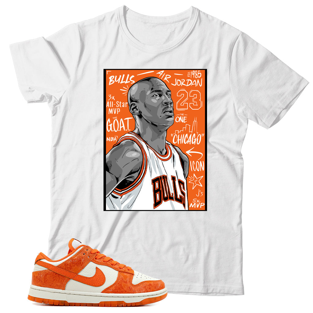 Total Orange dunks shirt