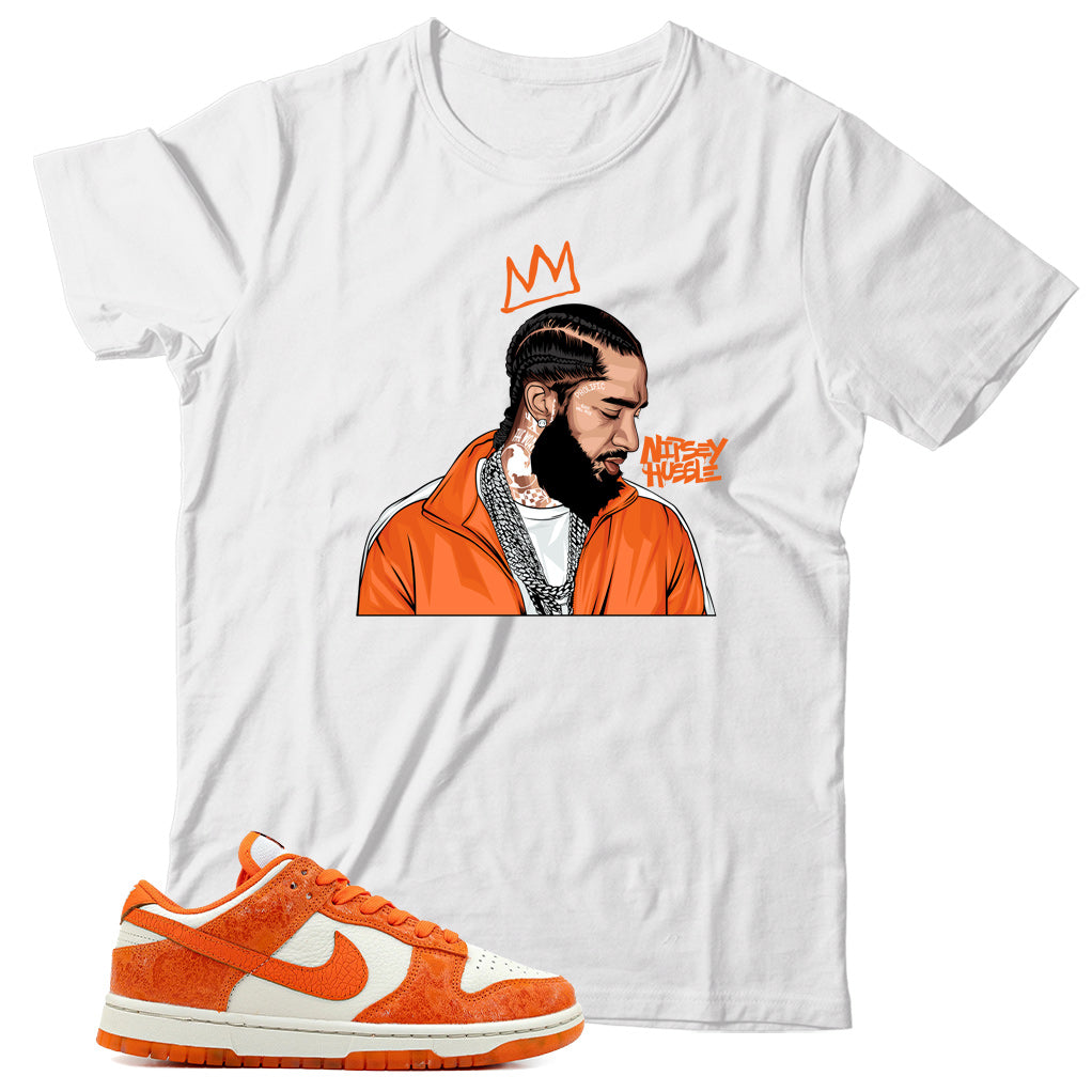 Total Orange dunks shirt