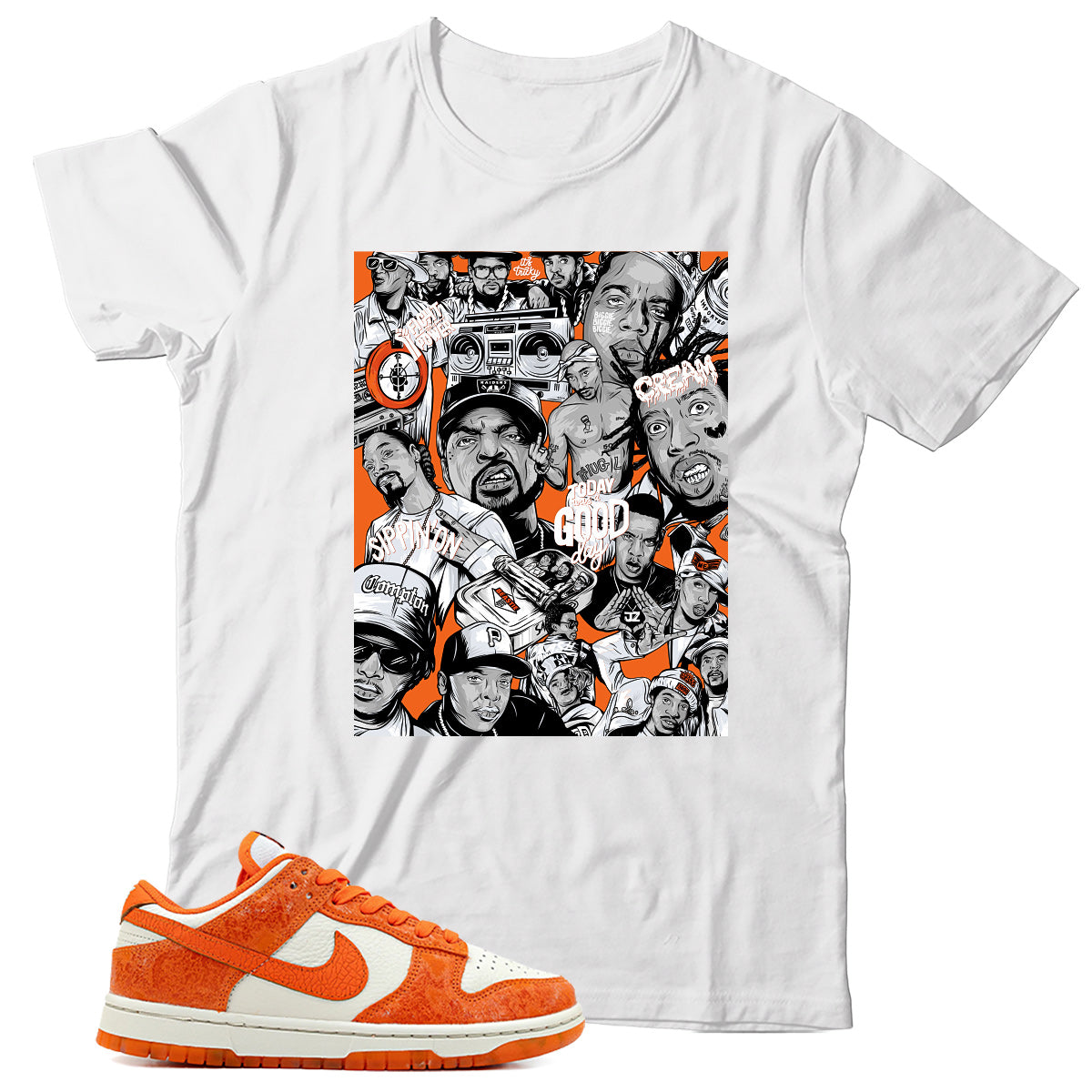 Dunk Low Total Orange shirt