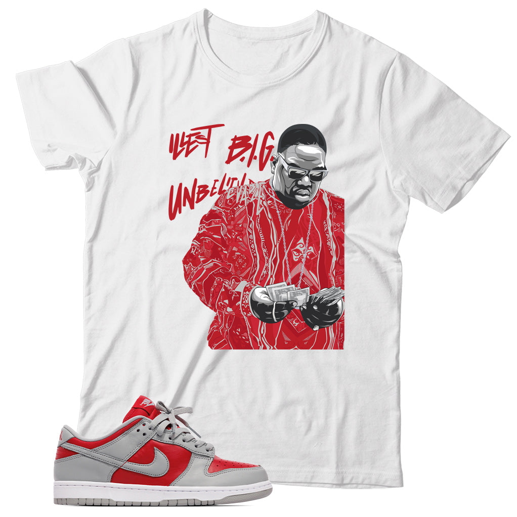 Dunk Low Ultraman shirt