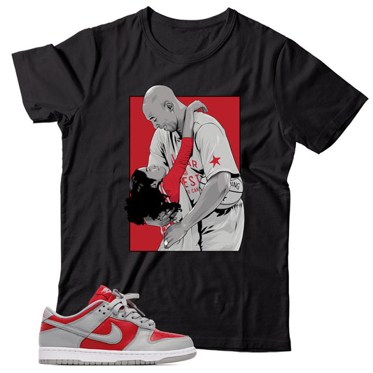 Dunk Low Ultraman shirt