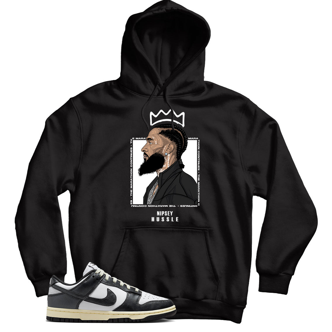 Dunk Low Vintage Panda hoodie