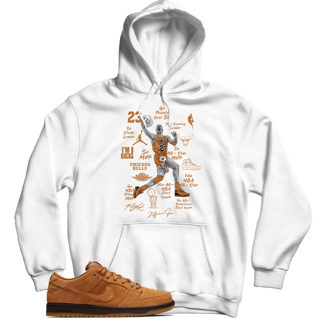 Dunk Low Wheat hoodie