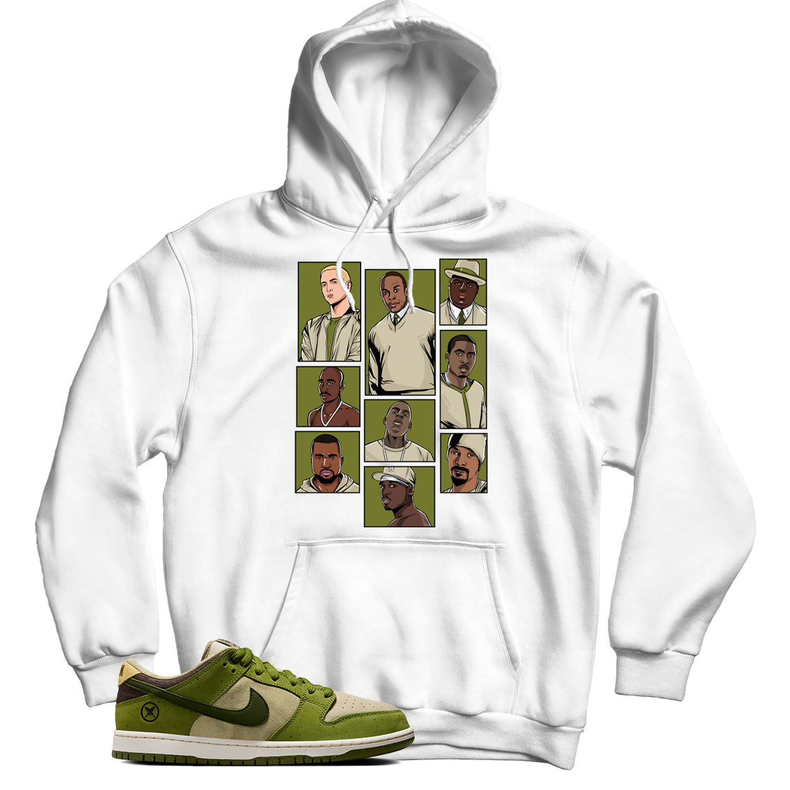 Dunk Low Yuto Horigome matcha hoodie