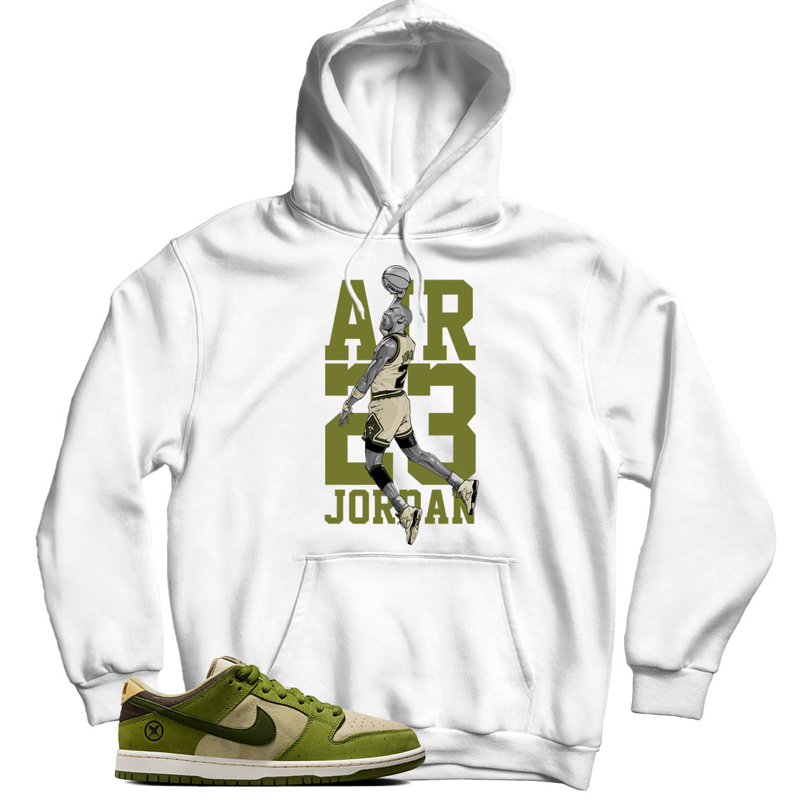 Dunk Low Yuto Horigome matcha hoodie