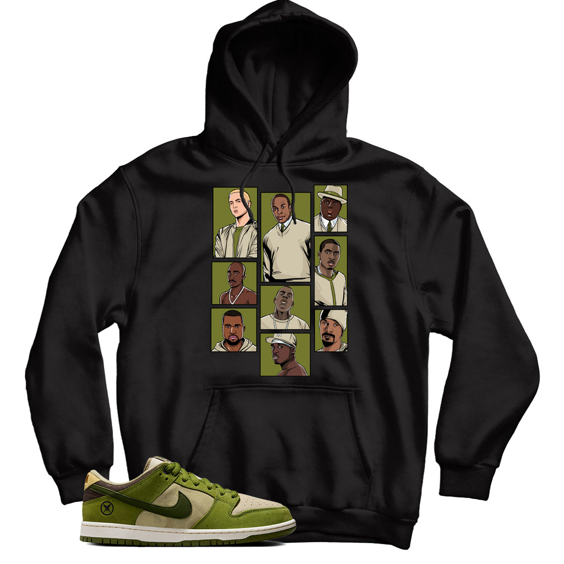 Dunk Low Yuto Horigome matcha hoodie