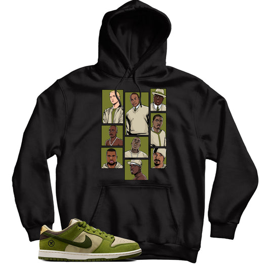 Dunk Low Yuto Horigome matcha hoodie