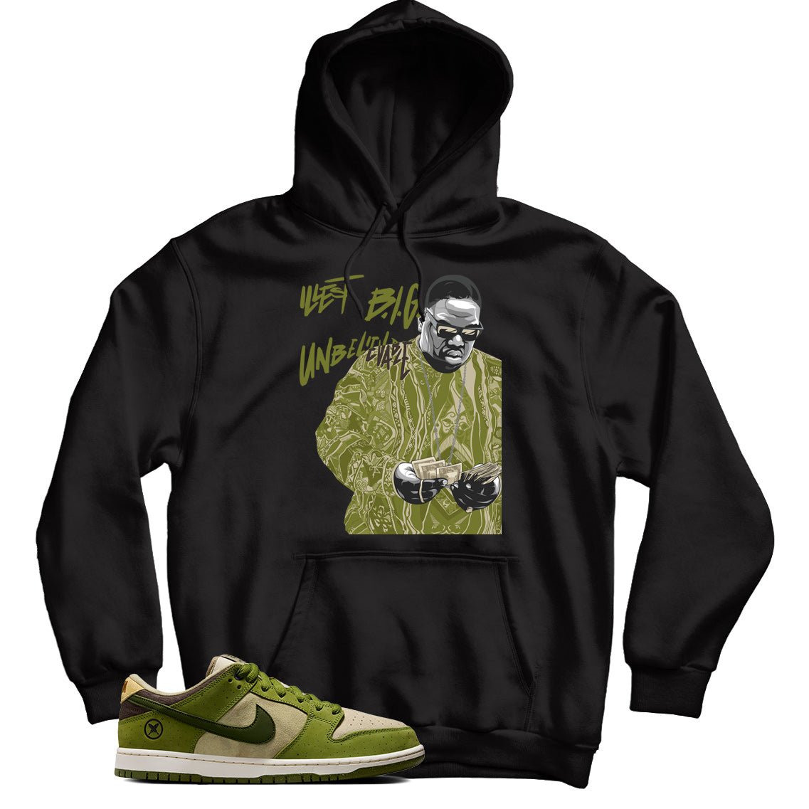 Dunk Low Yuto Horigome Asparagus hoodie
