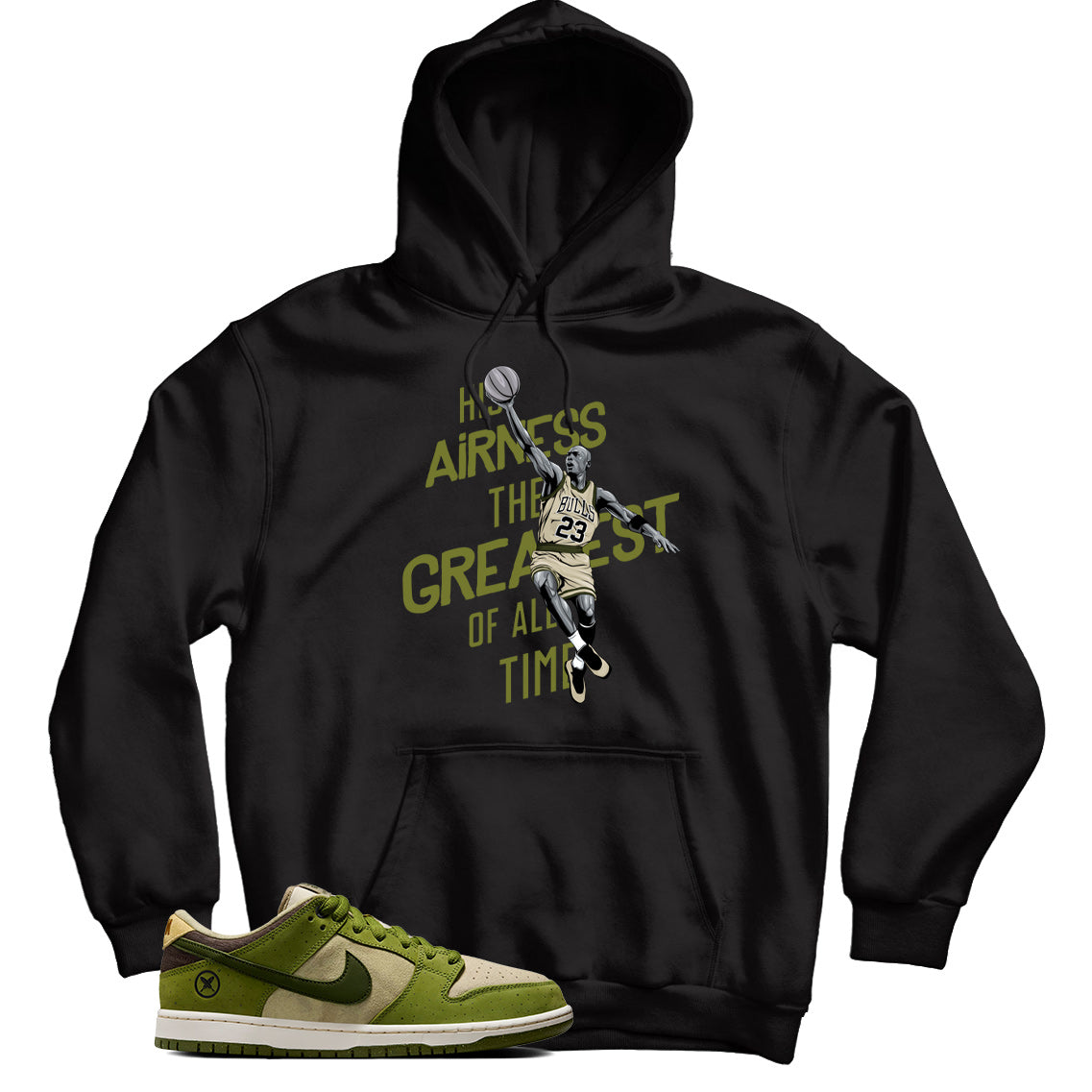 Dunk Low Yuto Horigome matcha hoodie