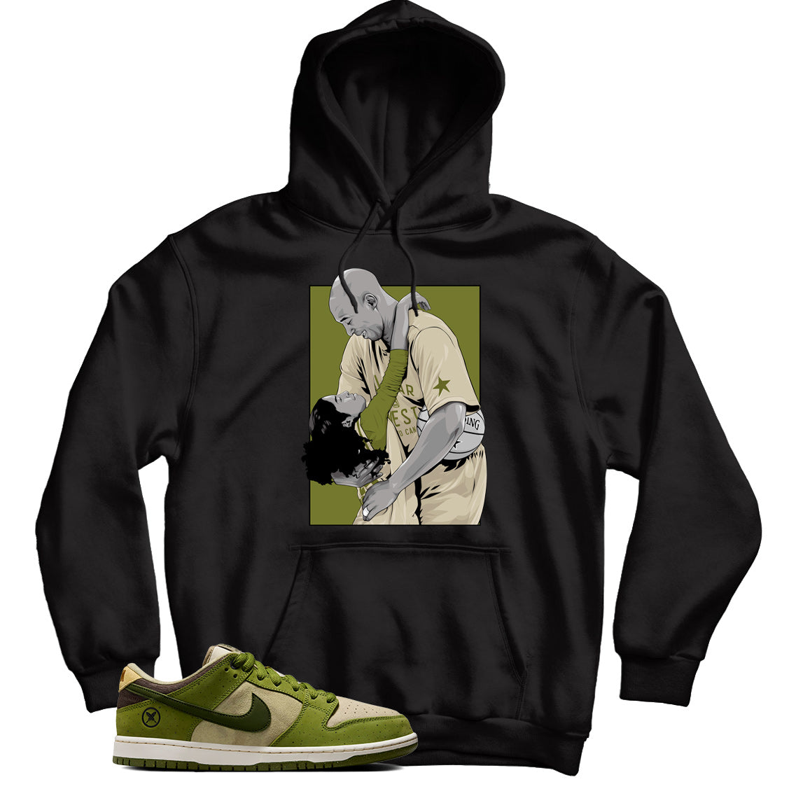 Dunk Low Yuto Horigome Asparagus hoodie
