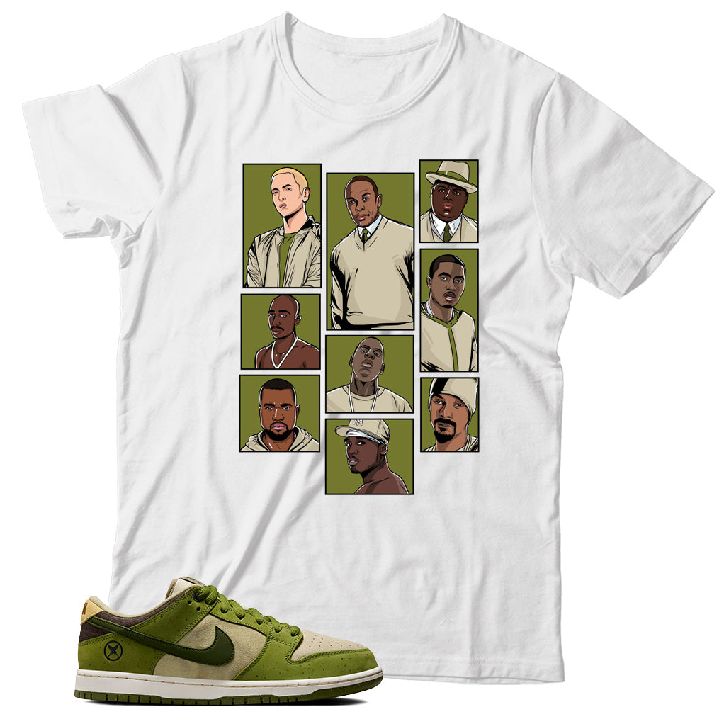 Dunk Low Yuto Horigome Matcha shirt