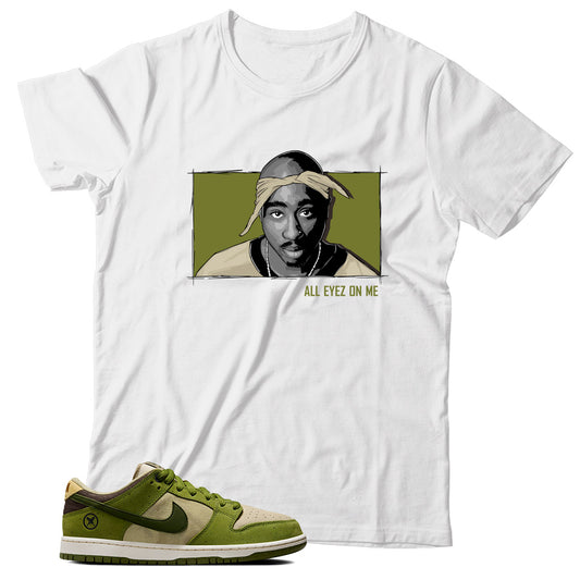 Dunk Low Yuto Horigome Asparagus shirt