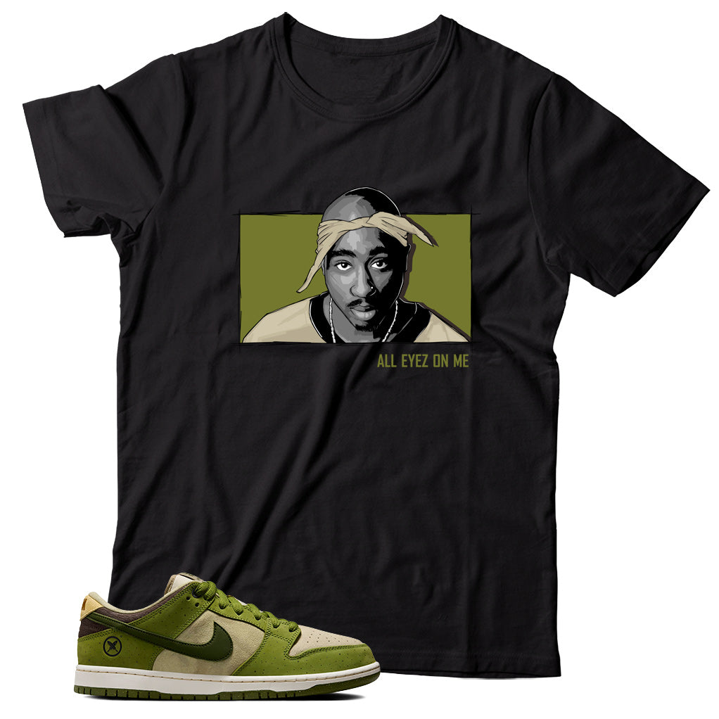 Dunk Low Yuto Horigome Asparagus shirt