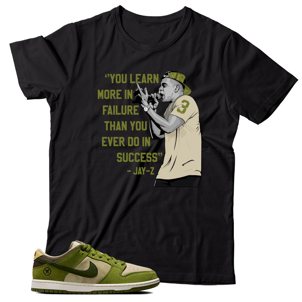 Dunk Low Yuto Horigome Asparagus shirt