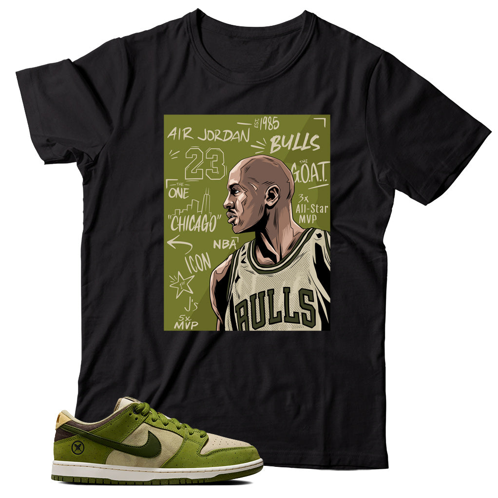 Dunk Low Yuto Horigome Matcha shirt