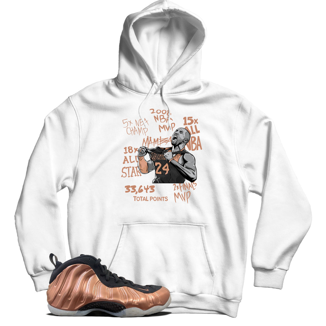 Air Foamposite One Copper hoodie