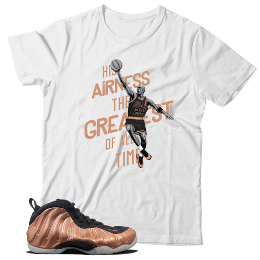 Air Foamposite One Copper shirt