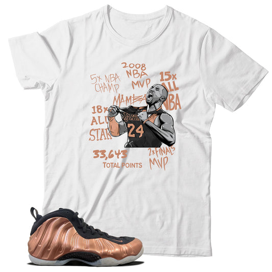 Air Foamposite One Copper shirt