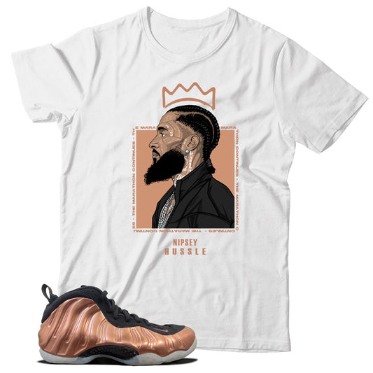 Air Foamposite One Copper shirt