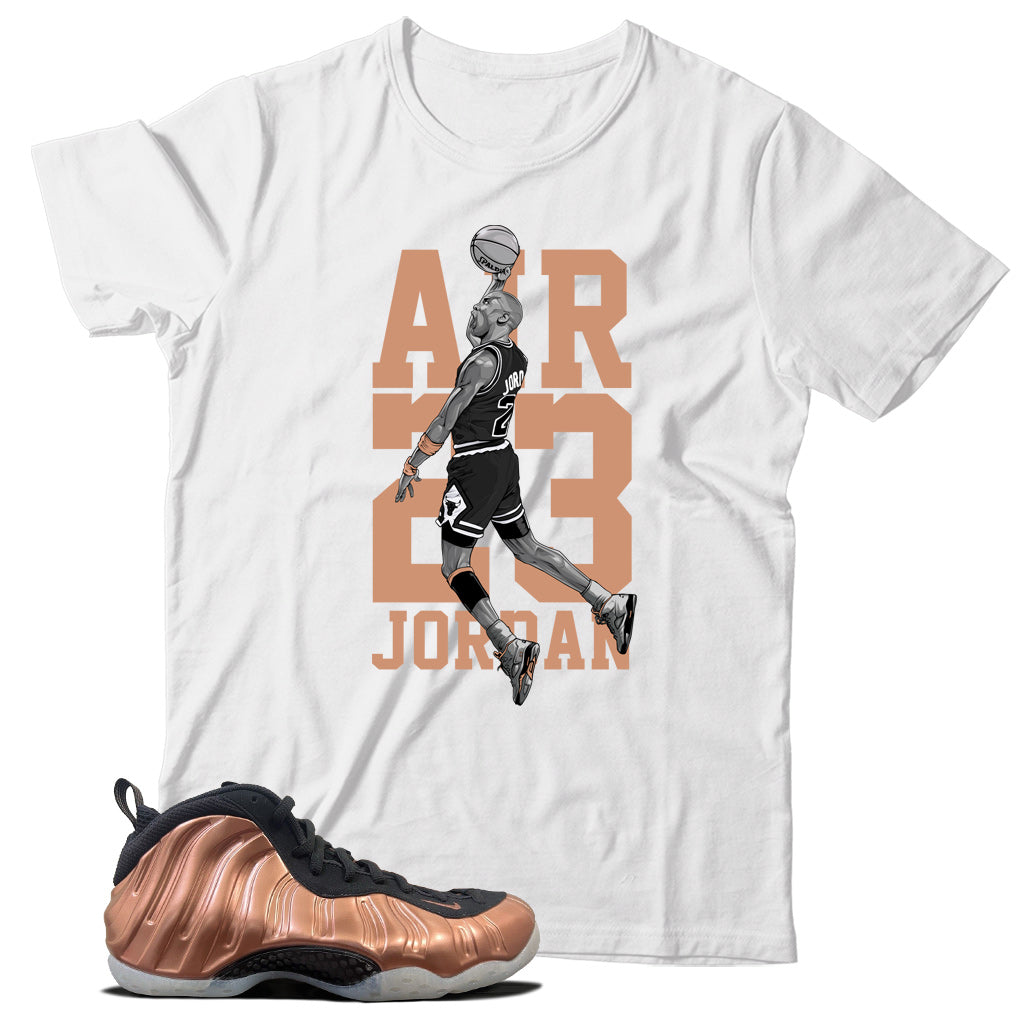 Air Foamposite One Copper shirt