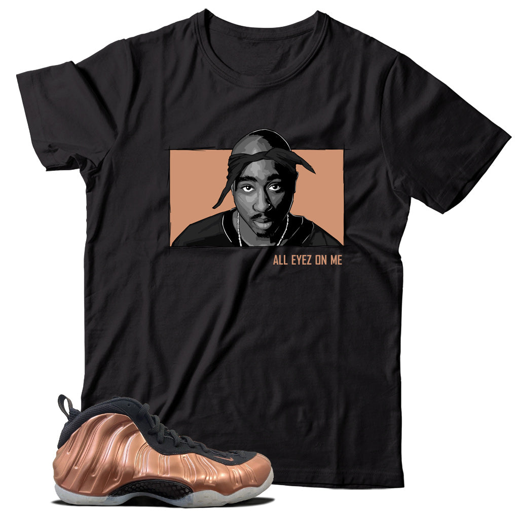 Shirt Match Air Foamposite One Copper