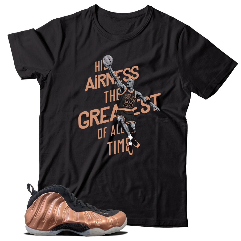 Air Foamposite One Copper shirt