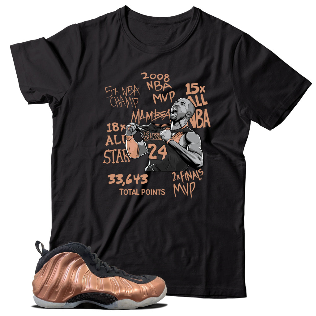 Air Foamposite One Copper shirt