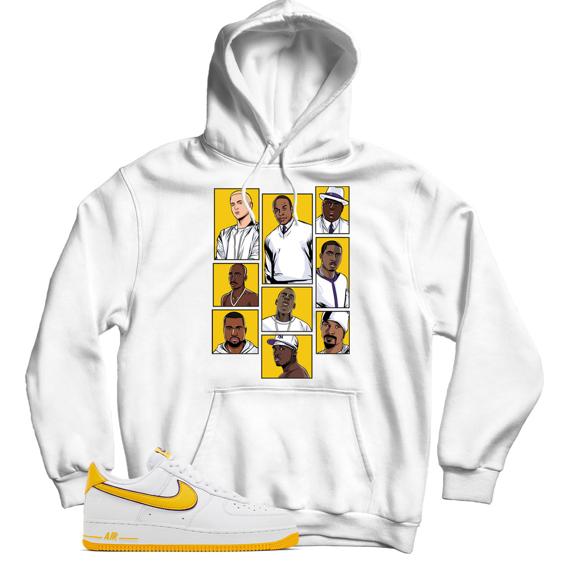 Air Force 1 Low Kobe Bryant Lakers hoodie