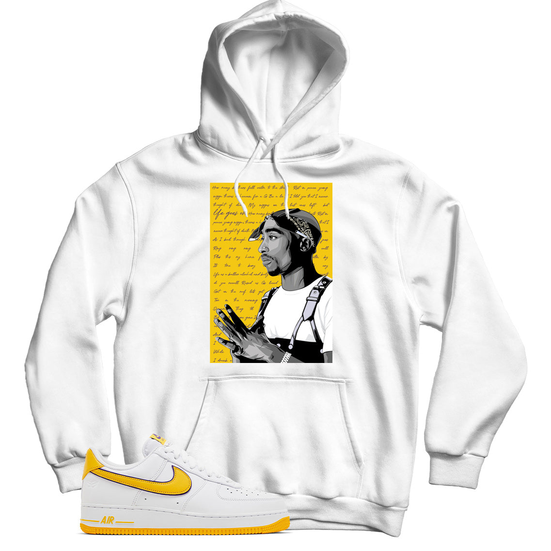 Air Force 1 Low Kobe Bryant Lakers hoodie