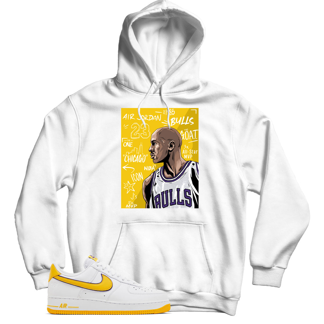 Air Force 1 Low Kobe Bryant Lakers hoodie