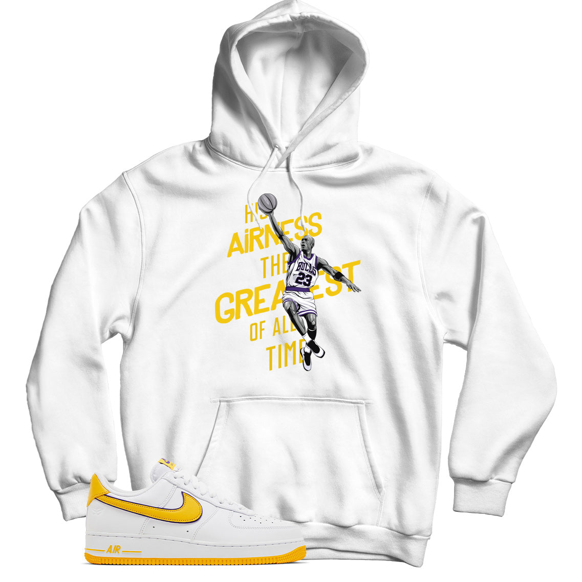 Hoodie Match Air Force 1 Low Kobe Bryant Lakers