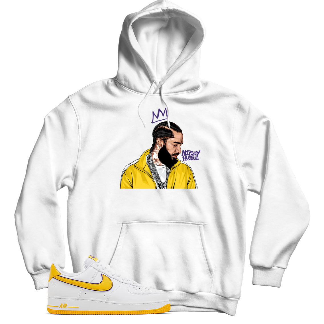 Air Force 1 Low Kobe Bryant Lakers hoodie