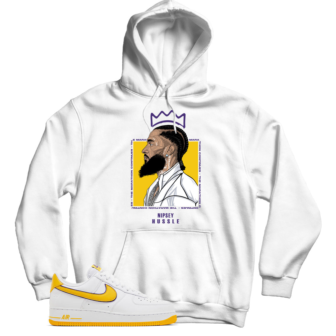 Air Force 1 Low Kobe Bryant Lakers hoodie