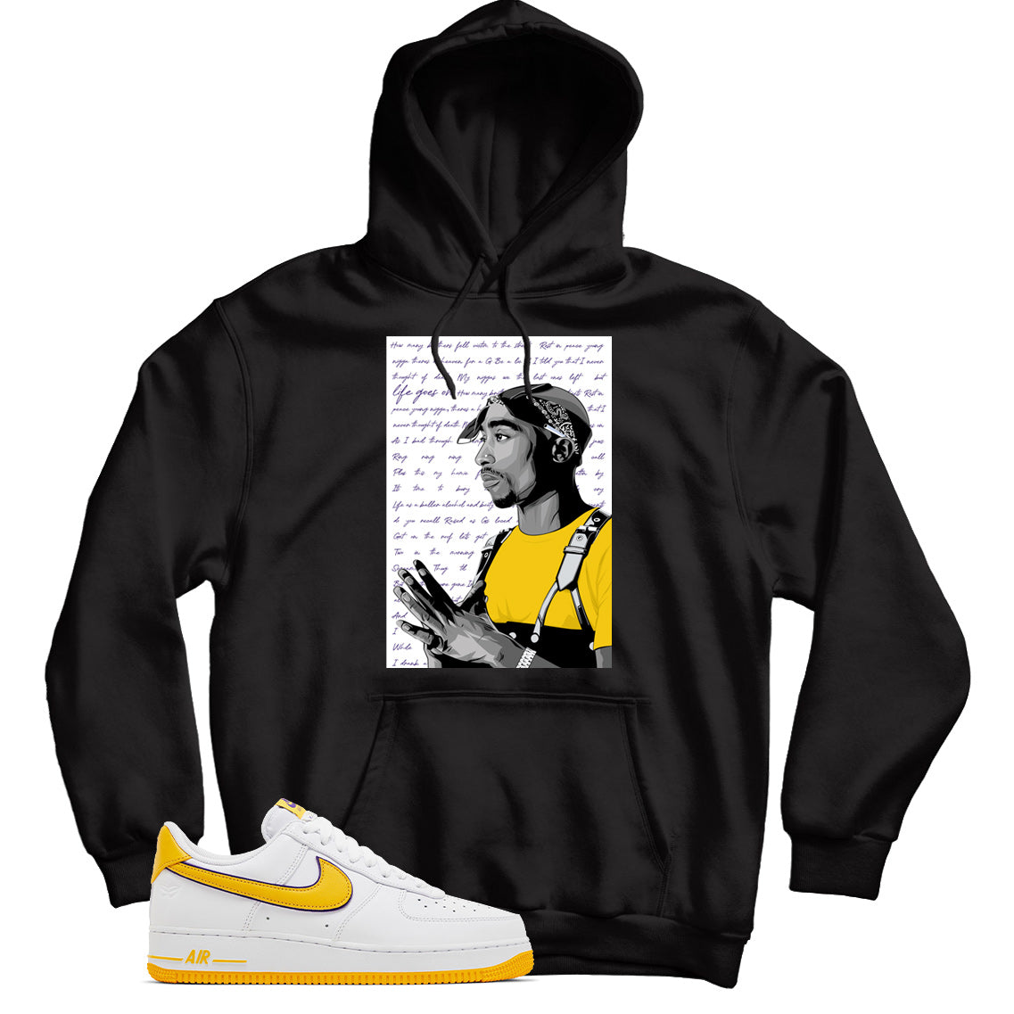 Air Force 1 Low Kobe Bryant Lakers hoodie