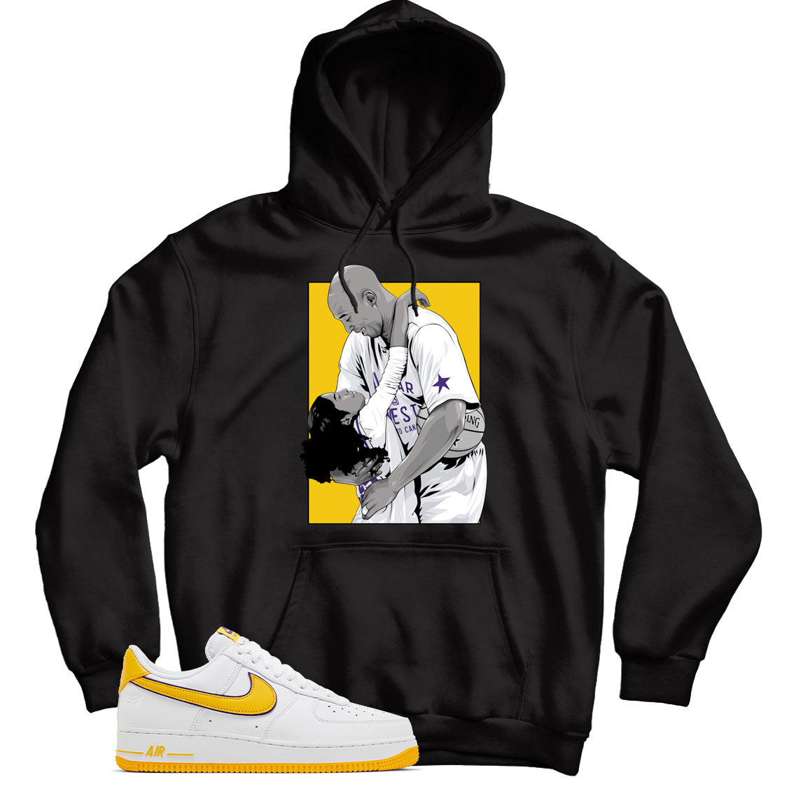 Air Force 1 Low Kobe Bryant Lakers hoodie