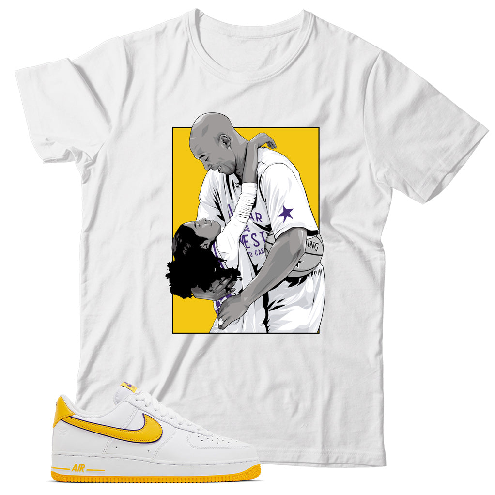 Air Force 1 Low Kobe Bryant Lakers shirt