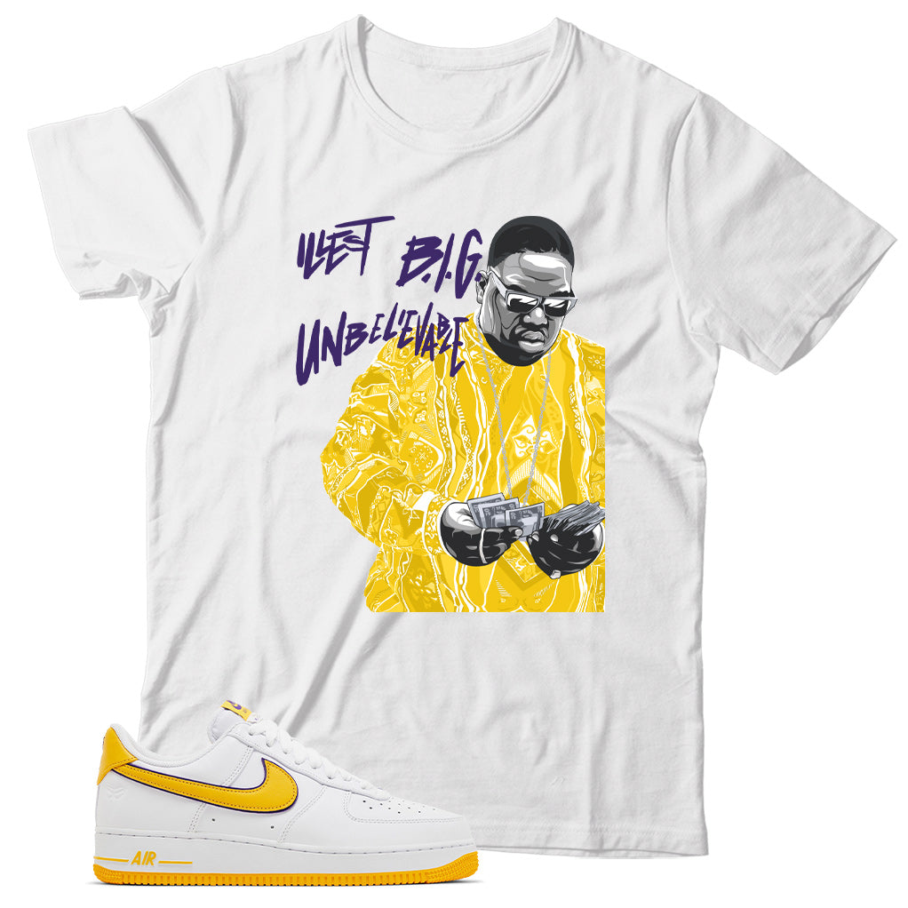 Air Force 1 Low Kobe Bryant Lakers shirt