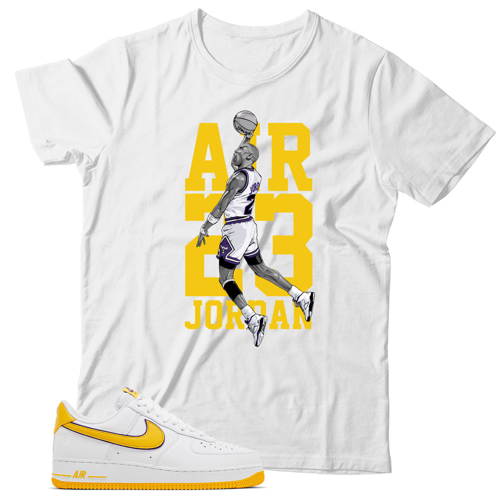 Air Force 1 Low Kobe Bryant Lakers shirt