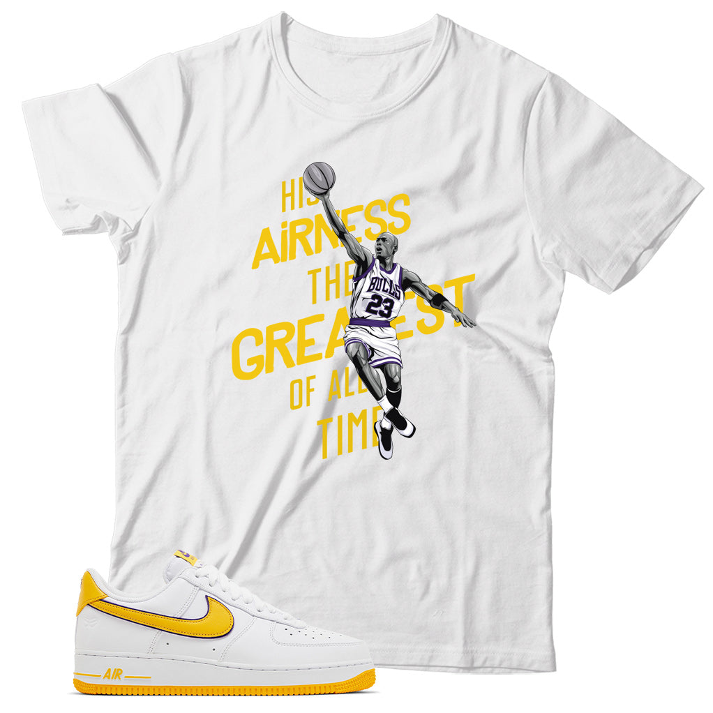 Air Force 1 Low Kobe Bryant Lakers shirt