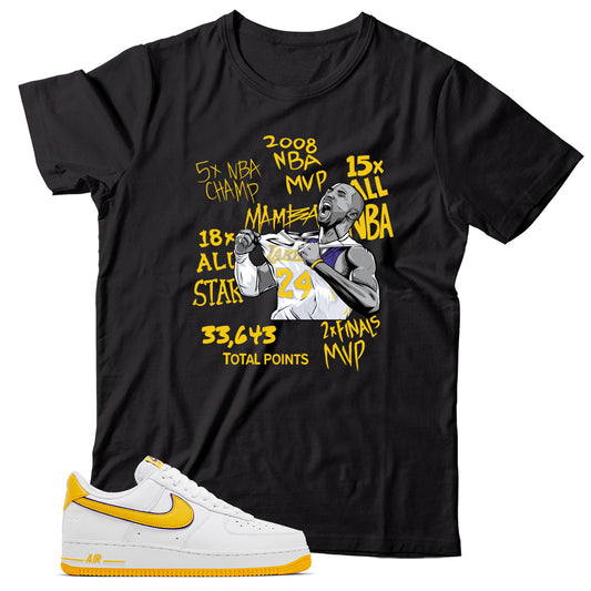 Air Force 1 Low Kobe Bryant Lakers shirt