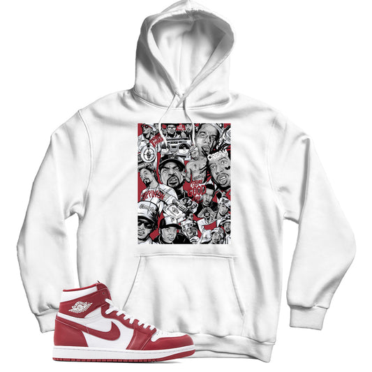 Jordan 1 Artisanal Team Red hoodie