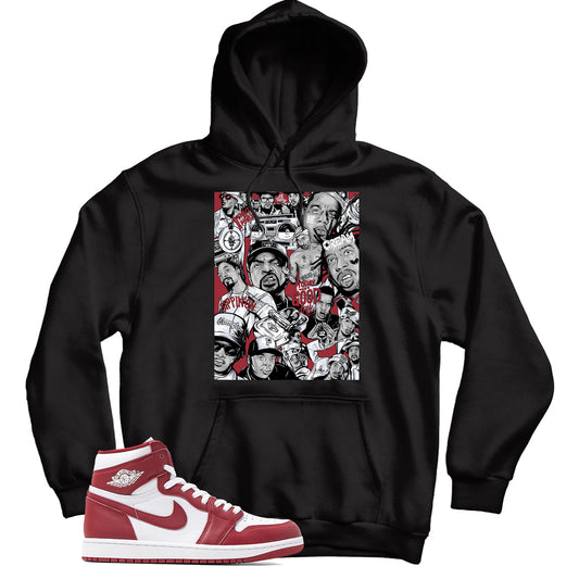 Jordan 1 Artisanal Team Red hoodie