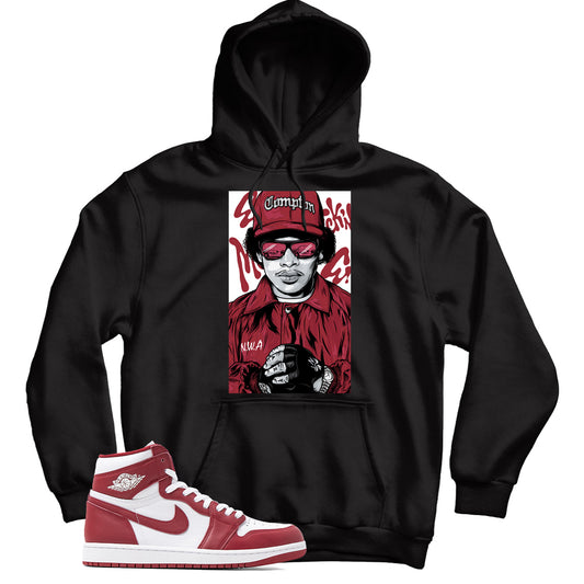 Jordan 1 Artisanal Red hoodie