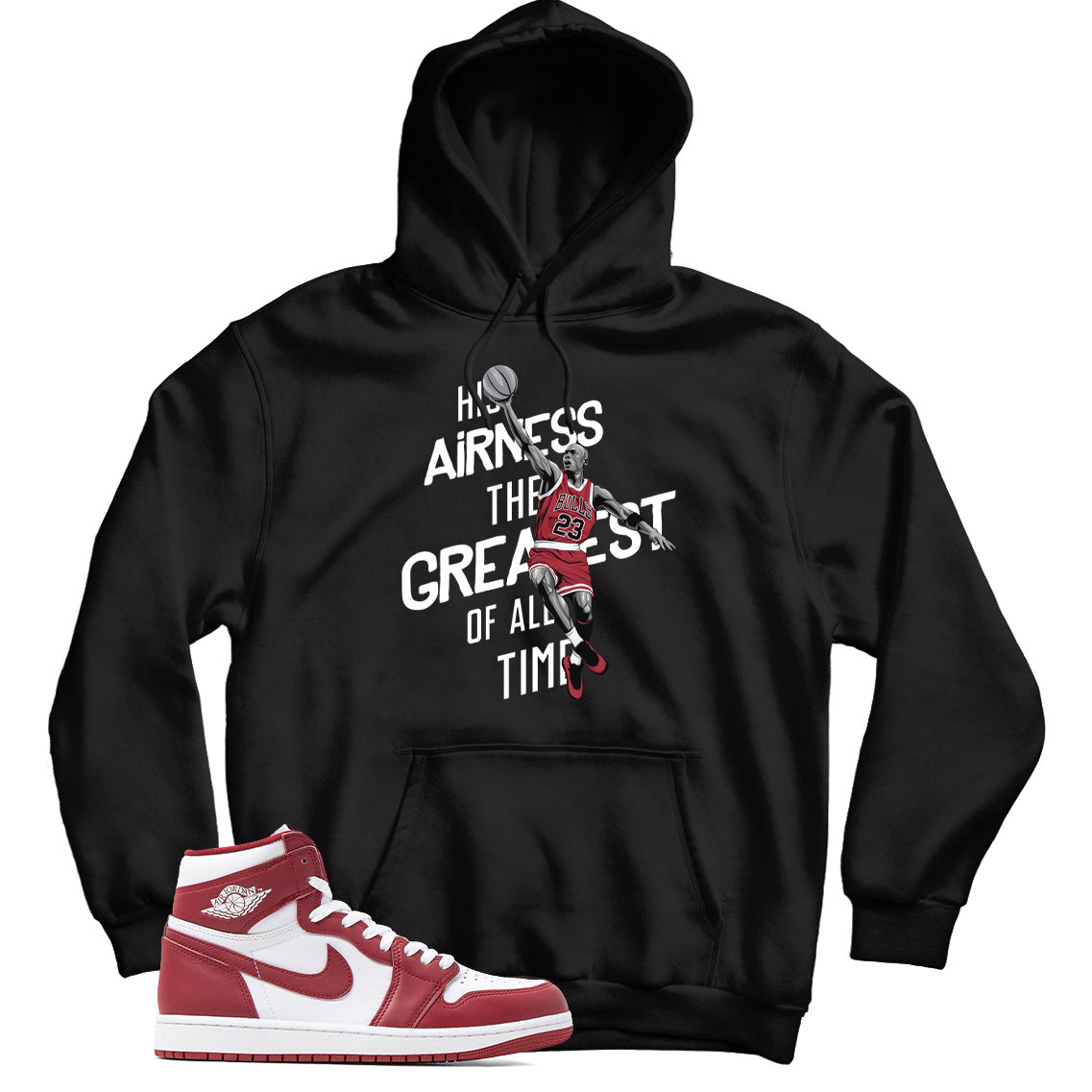 Jordan 1 Artisanal Team Red hoodie