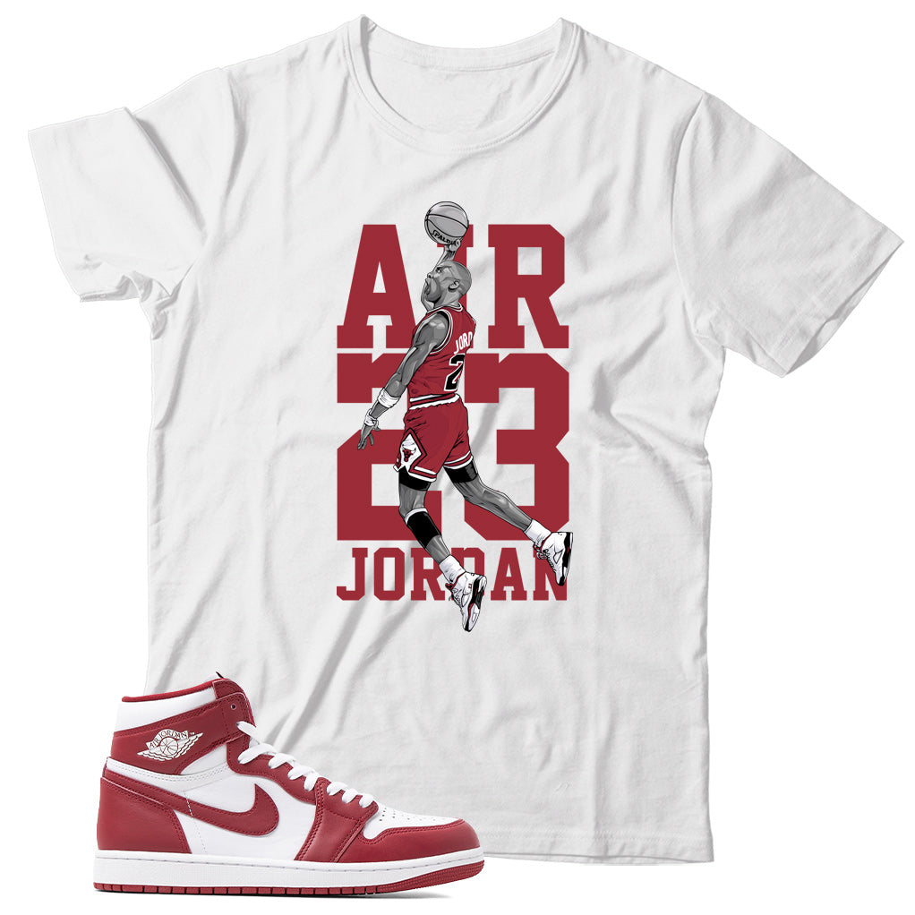 Jordan 1 Artisanal Team Red shirt