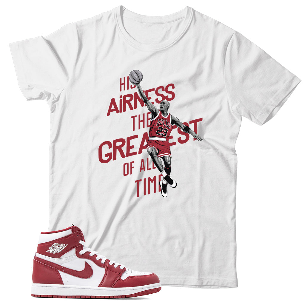 Jordan 1 Artisanal Team Red shirt